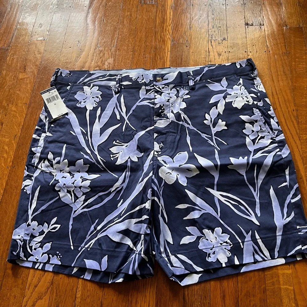 Polo Ralph Lauren Floral Stretch Straight Fit Floral Shorts NWT Size 40 - Picture 2 of 8